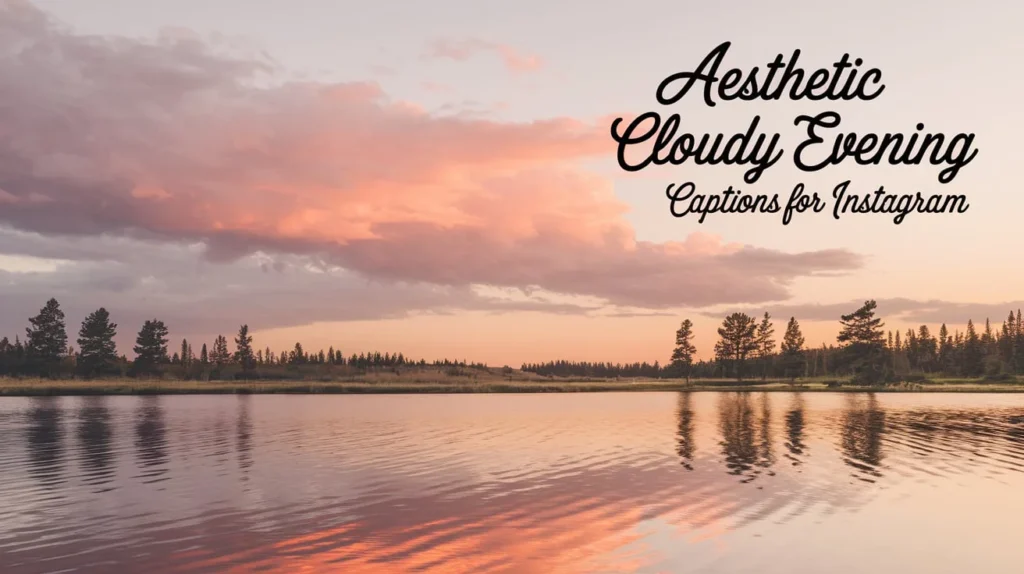 Aesthetic Cloudy Evening Captions for Instagram
