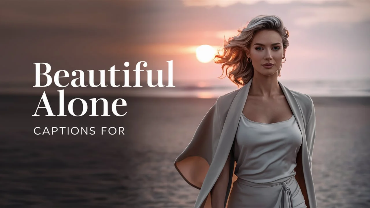 Beautiful Alone Captions for