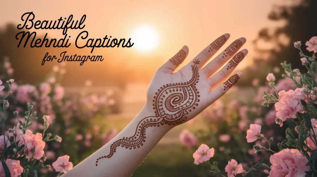 Beautiful Mehndi Captions for Instagram