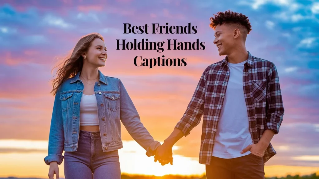 Best Friends Holding Hands Captions