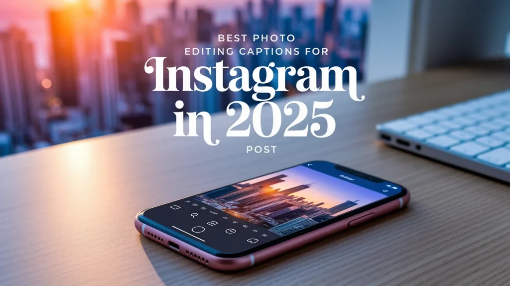 Best Photo Editing Captions for Instagram