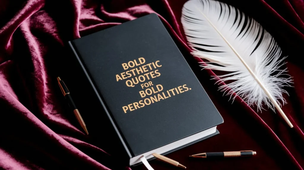 Bold Aesthetic Quotes for Bold Personalities
