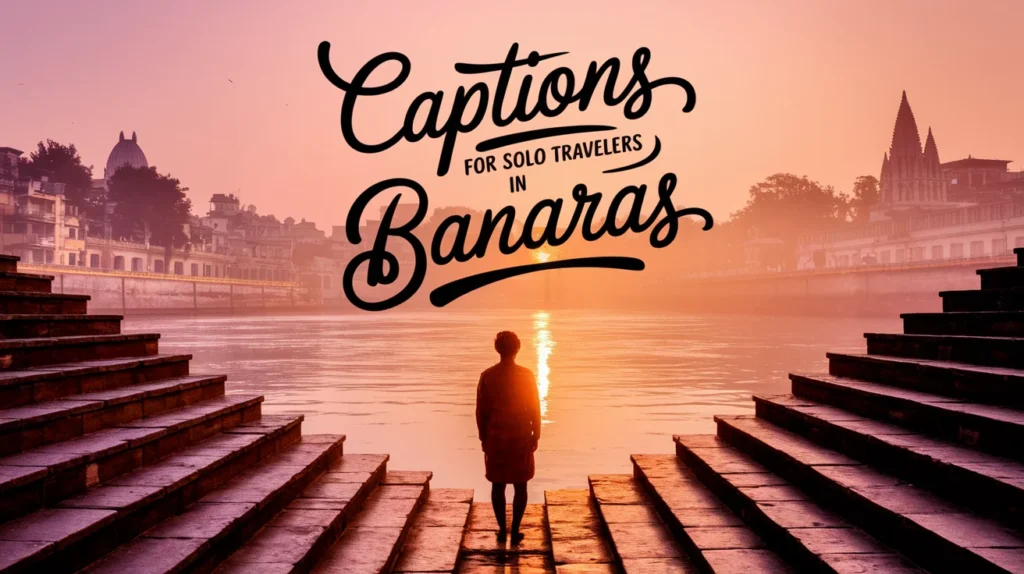 Captions for Solo Travelers in Banaras