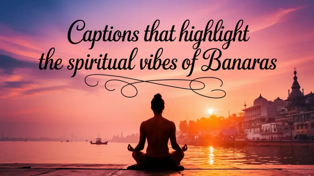 Captions that Highlight the Spiritual Vibes of Banaras