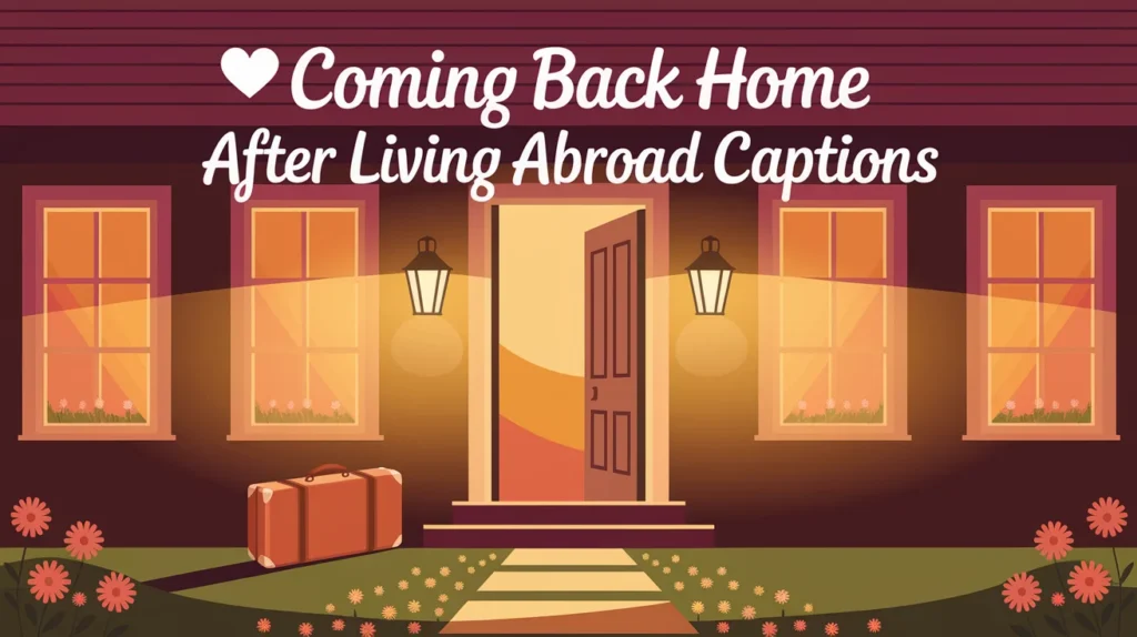 Coming Back Home After Living Abroad Captions
