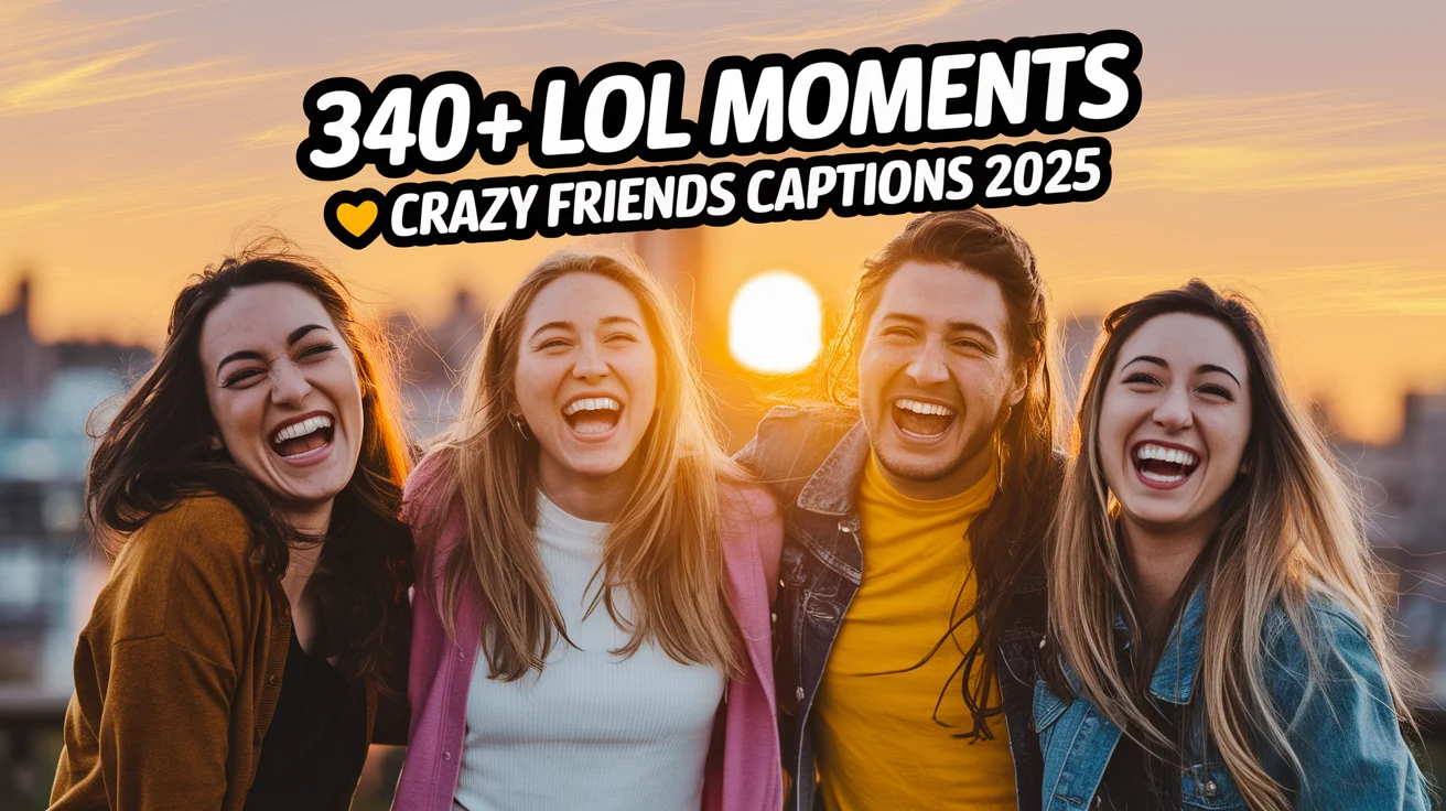 Crazy Friends Captions