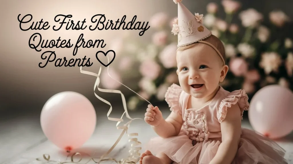 Cute First Birthday Quotes from Parents