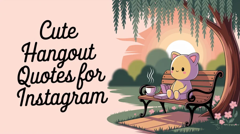 Cute Hangout Quotes For Instagram