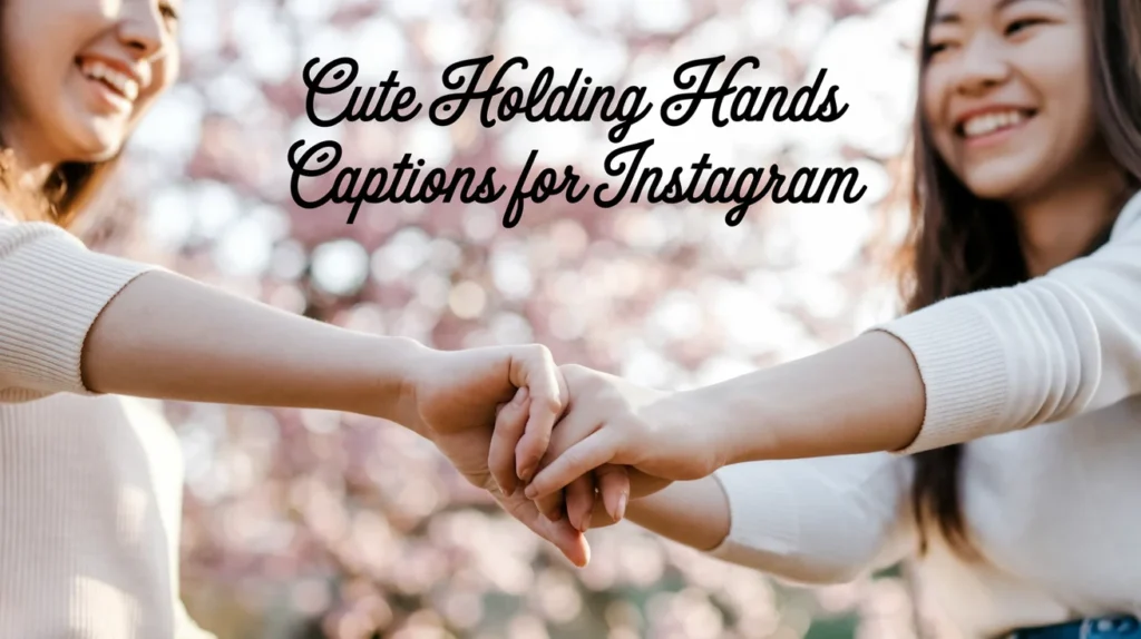Cute Holding Hands Captions For Instagram
