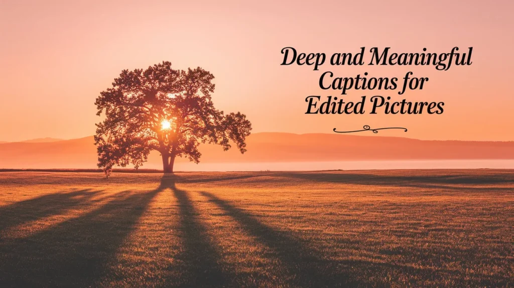Deep and Meaningful Captions for Edited Pictures