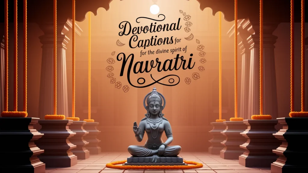 Devotional Captions for the Divine Spirit of Navratri