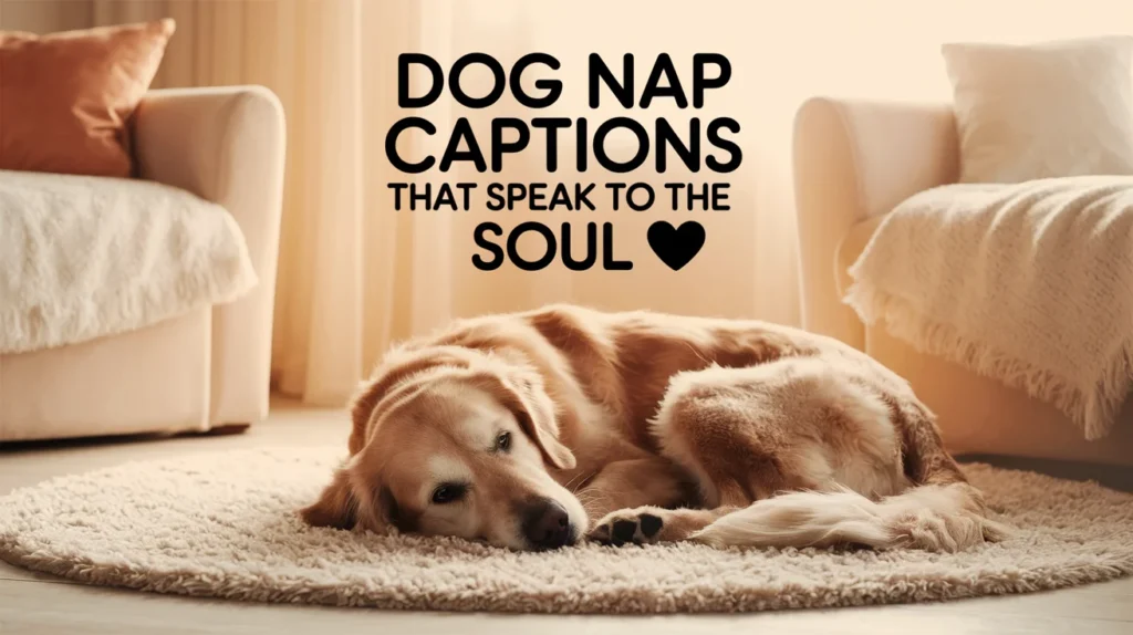 Dog Nap Captions That Speak to the Soul