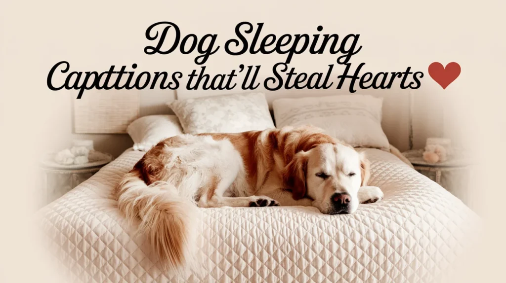 Dog Sleeping Captions That’ll Steal Hearts