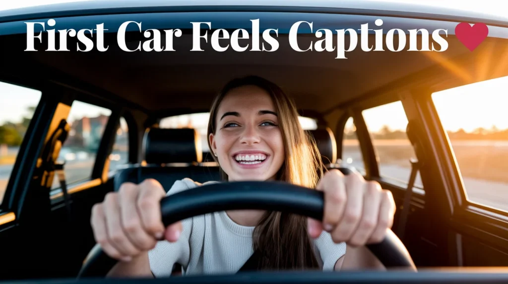 First Car Feels Captions