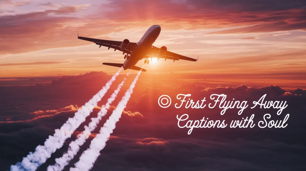 First Time Flying Away Captions With Soul