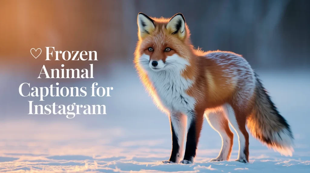 Frozen Animal Captions for Instagram