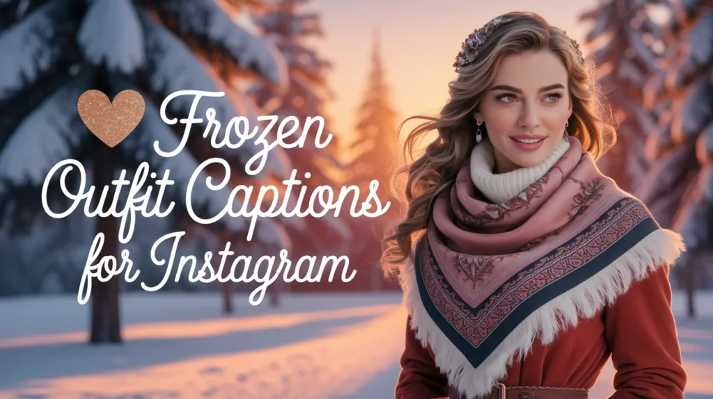 Frozen Outfit Captions for Instagram