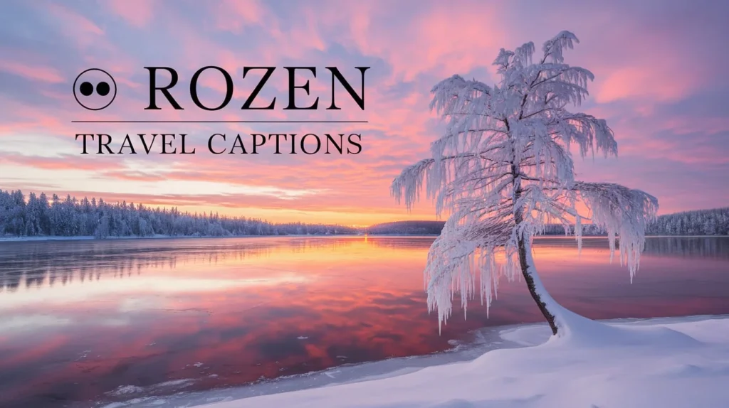 Frozen Travel Captions