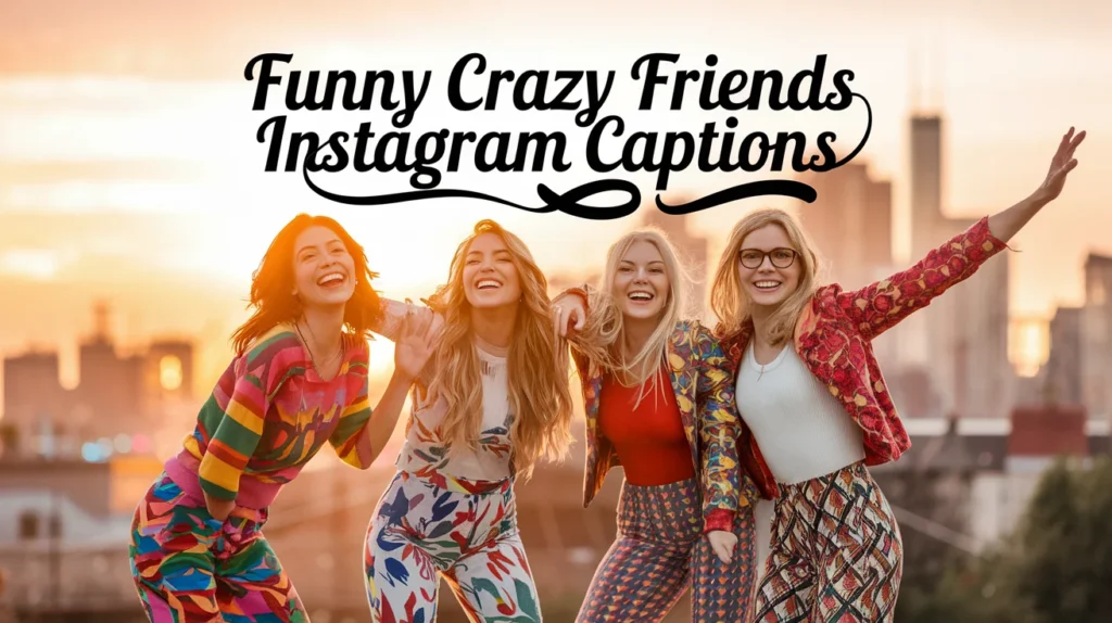 Funny Crazy Friends Instagram Captions