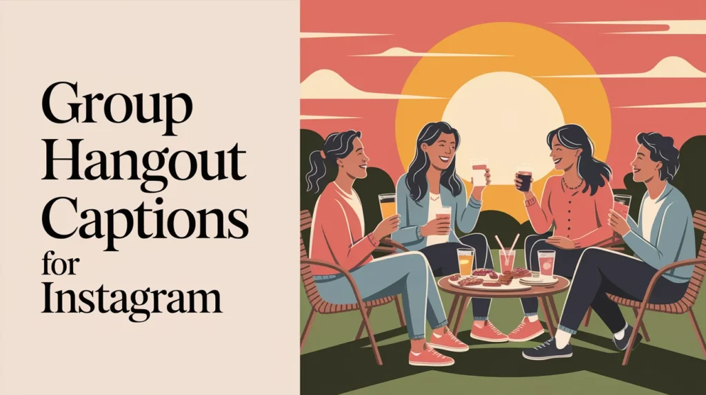 Group Hangout Captions For Instagram