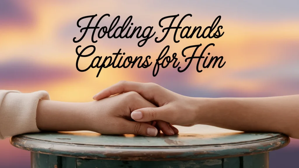 Holding Hands Captions For Him
