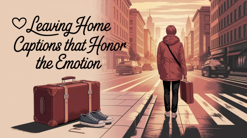 Leaving Home Captions That Honor The Emotion