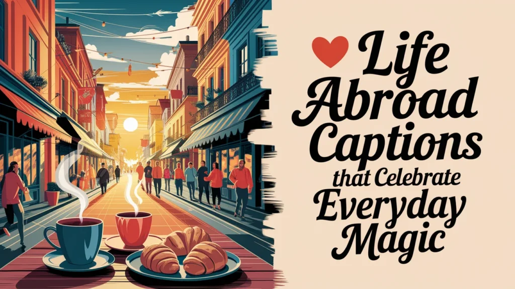 Life Abroad Captions That Celebrate Everyday Magic
