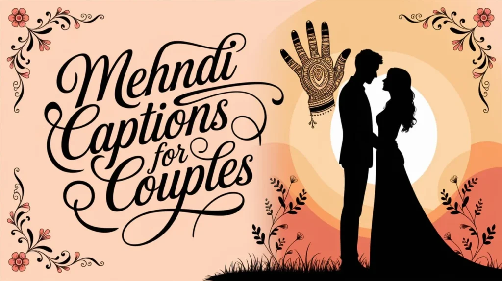 Mehndi Captions for Couples