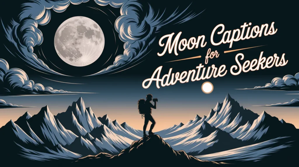 Moon Captions for Adventure Seekers