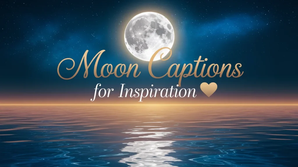Moon Captions for Inspiration