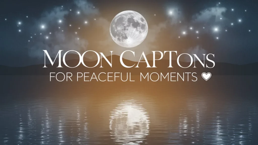 Moon Captions for Peaceful Moments