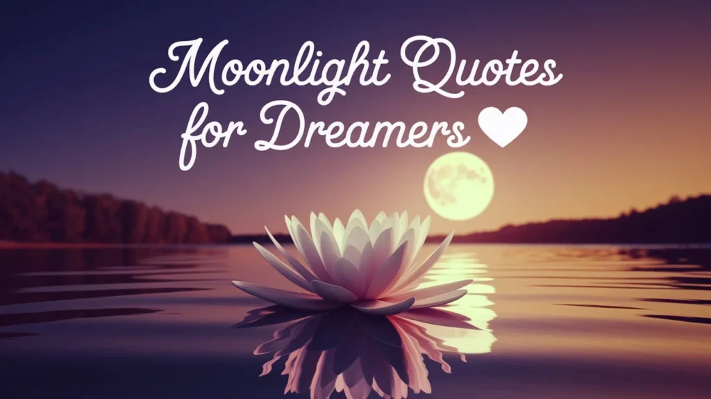 Moonlight Quotes for Dreamers
