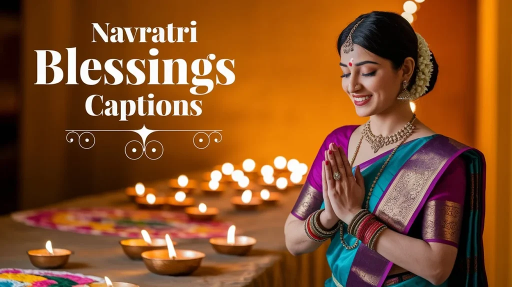 Navratri Blessings Captions