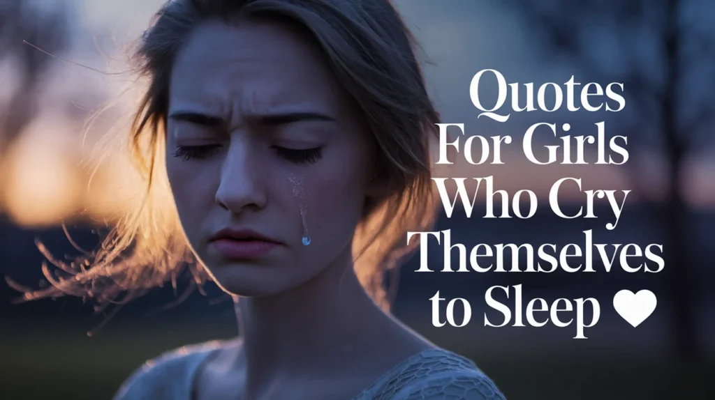 Quotes for Girls Who Cry Themselves to Sleep