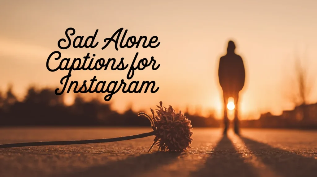 Sad Alone Captions for Instagram