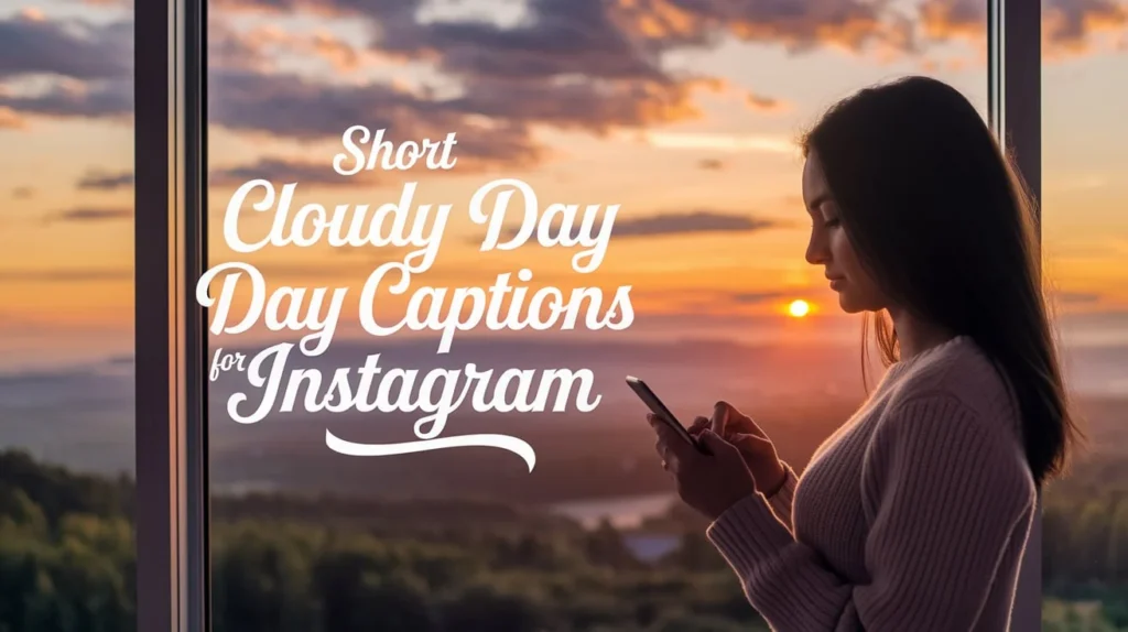 Short Cloudy Day Captions for Instagram