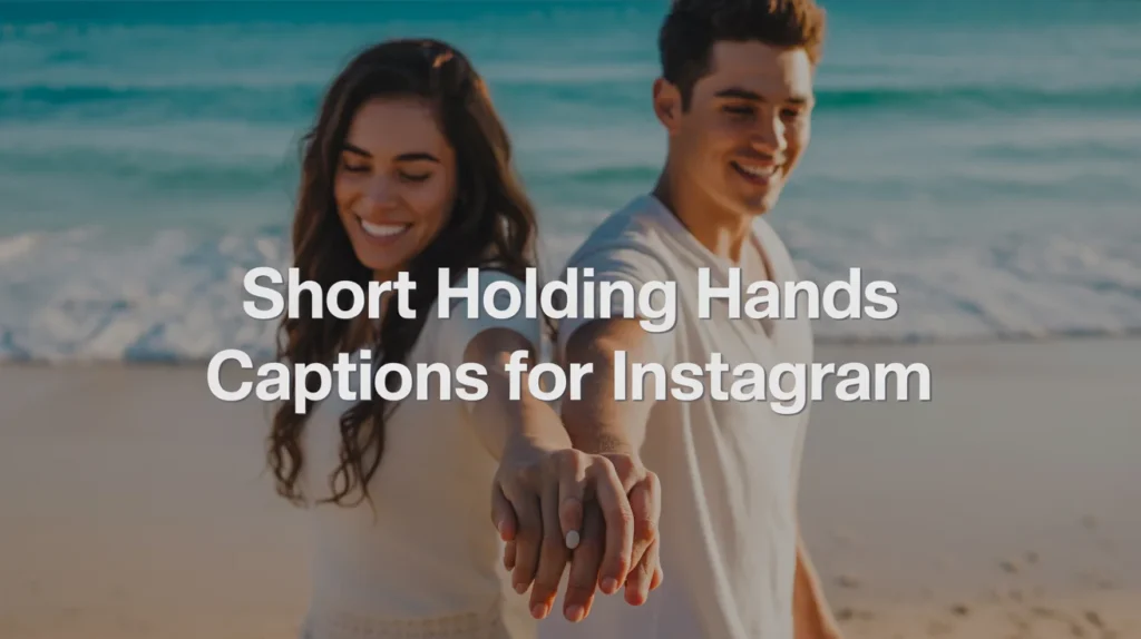 Short Holding Hands Captions For Instagram