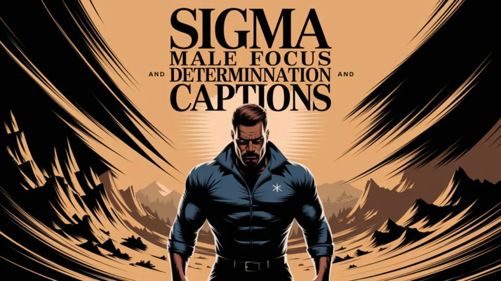 Sigma Male Focus and Determination Captions