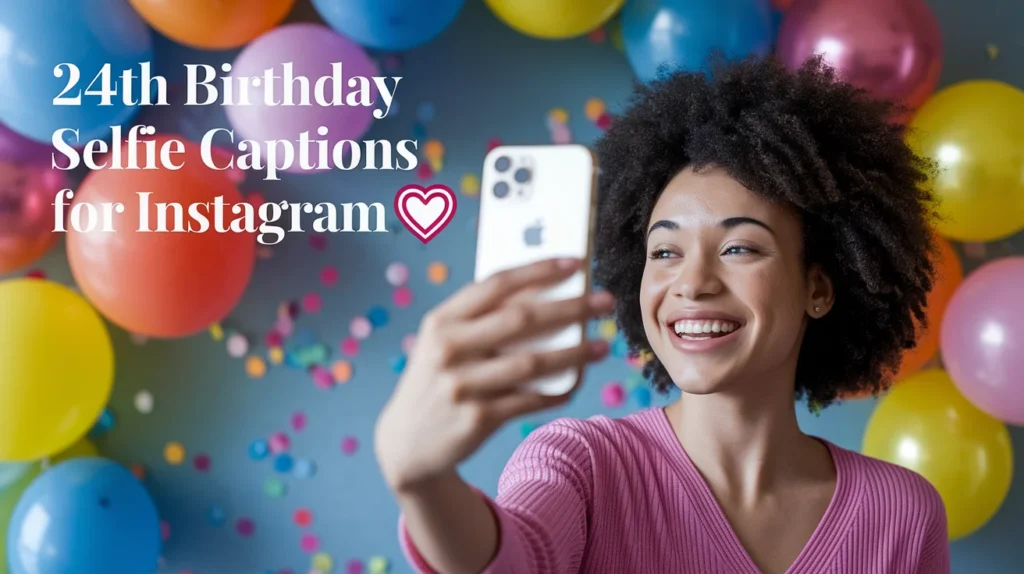 24th Birthday Selfie Captions For Instagram