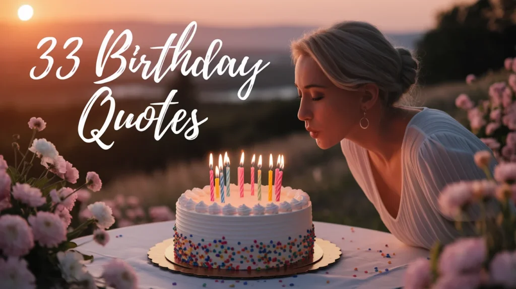 33rd Birthday Quotes
