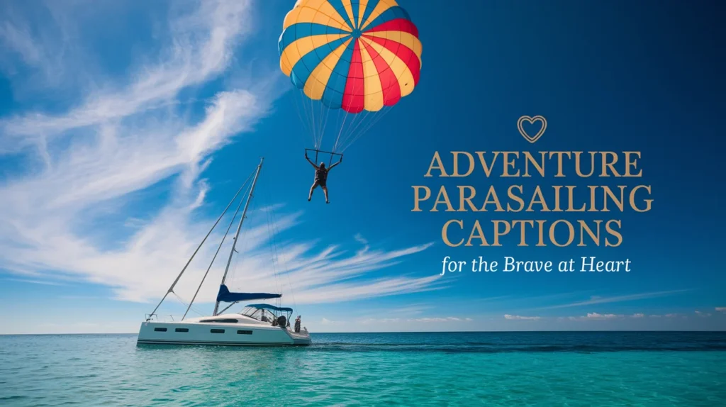 Adventure Parasailing Captions for the Brave at Heart