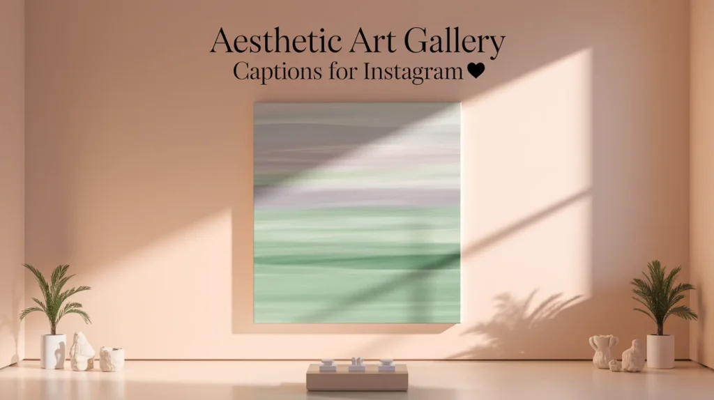 Aesthetic Art Gallery Captions For Instagram