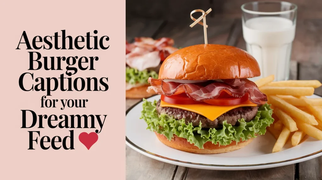 Aesthetic Burger Captions For Your Dreamy Feed