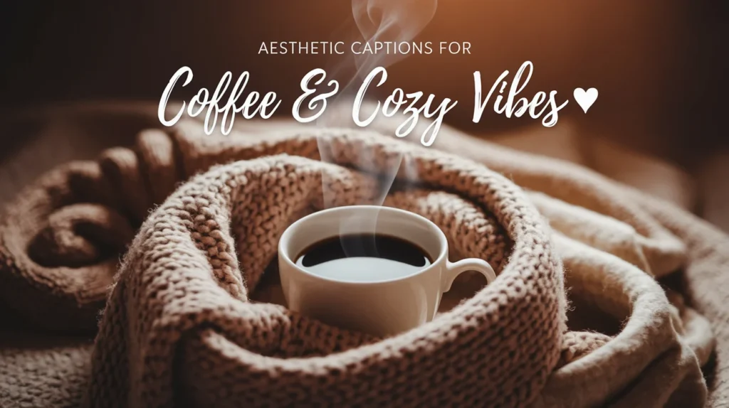 Aesthetic Captions for Coffee & Cozy Vibes