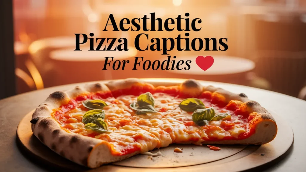 Aesthetic Pizza Captions For Foodies