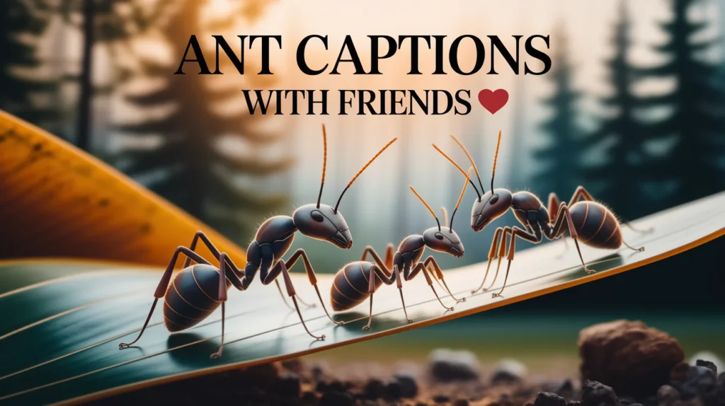 Ant Captions With Friends