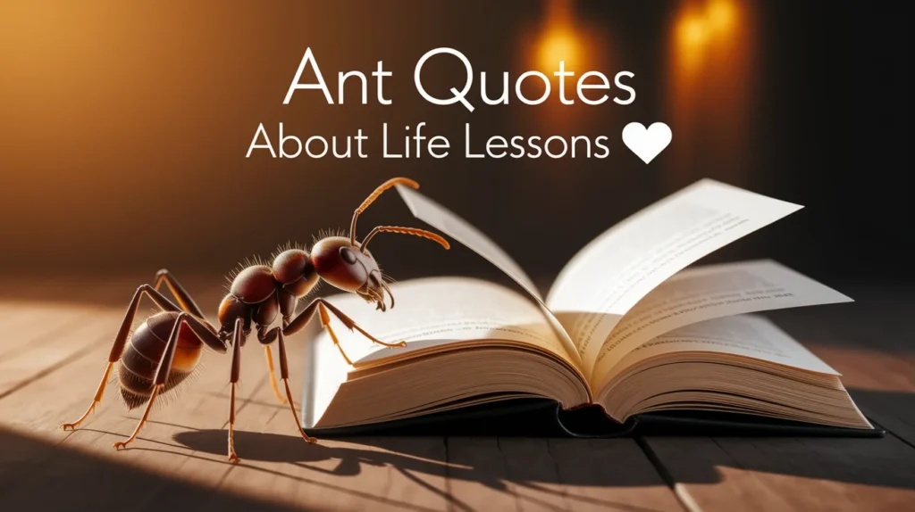 Ant Quotes About Life Lessons
