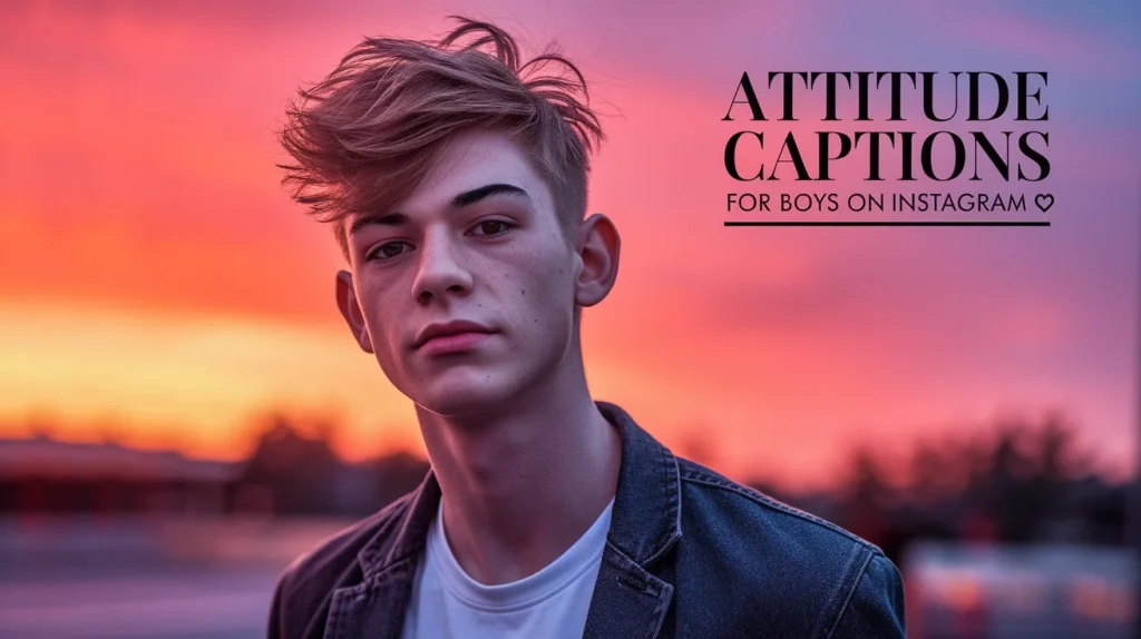 Attitude Captions for Boys on Instagram