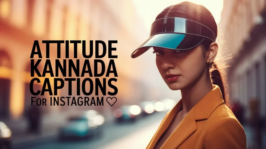 Attitude Kannada Captions for Instagram