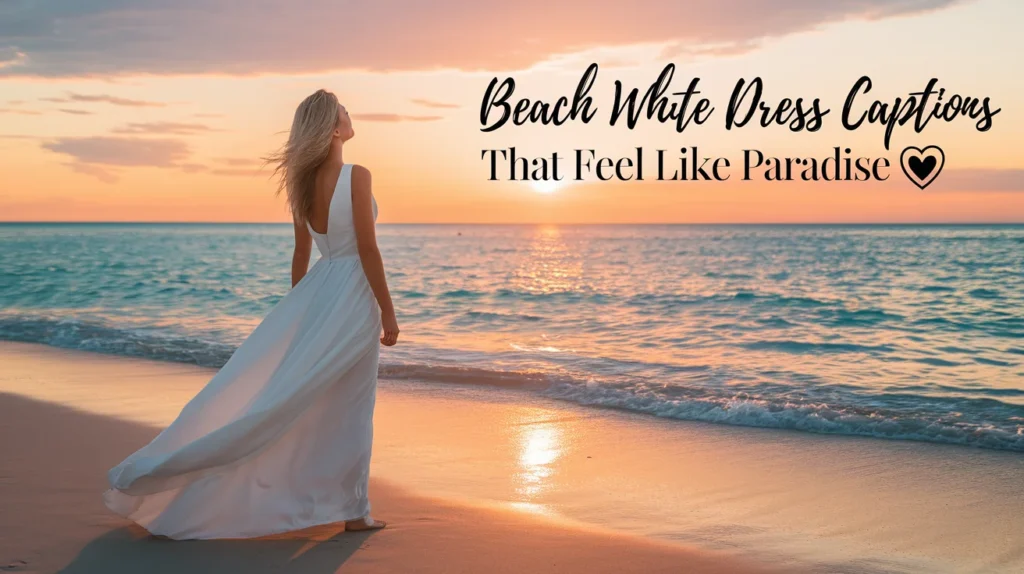 Beach White Dress Captions That Feel Like Paradise